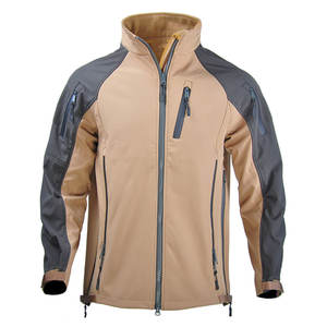 Chaquetas blandas personalizadas para hombre, chaquetas blandas impermeables para invierno, senderismo, chaquetas blandas con múltiples bolsillos - Product Image 1