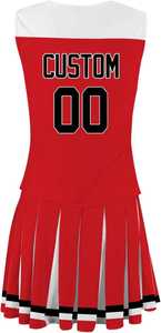 Uniformes de cheerleading de haute qualité, fabrication sur mesure, ensembles imprimés, sublimés, avec strass, confortables pour les filles, équipe sportive - Product Image 3