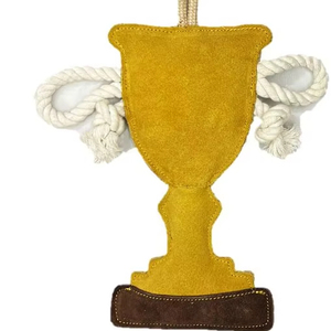 Cuerda de dentición de perro de cuero suave y Flexible de primera calidad, juguetes masticables lavables para el crecimiento de dientes de cachorro, juguetes para mascotas - Product Image 1