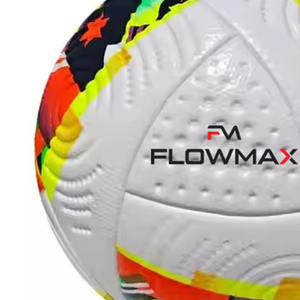 Flowmax PU <b>Leather</b> Soccer Ball Customization Wholesale Thermal Bonded <b>Football</b> Official Size for Professional Training - Product Image 5