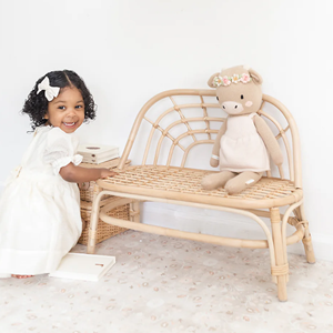 Banco de ratán de alta calidad para niños, muebles para niños, muebles de decoración para el hogar, conjunto de muebles para el hogar al por mayor de Vietnam - Product Image 2