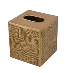 Best Selling <b>Portable</b> Wood Tissue Napkin Holder Box Rectangular Dinnerware for Home Restaurant Hotel Use <b>Table</b> Setting Boxes - Product Image 3