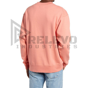 High Quality 100% Cotton Crewneck Sweatshirt Embroidered Design for Spring <b>Season</b> Low Price - Product Image 3