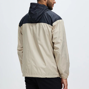 Veste coupe-vent pour homme en matière respirante de qualité supérieure, prix bas, couleur unie, fabrication de qualité supérieure - Product Image 2