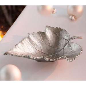 Bols et plateaux de luxe en laiton feuille d'érable décor à la maison de haute qualité vaisselle de mariage technique polie à prix économique - Product Image 4