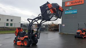 Tondeuse autoportée industrielle à essence 4x4 mini-tracteur de jardin 127CC 2 temps pour G261 - Product Image 5