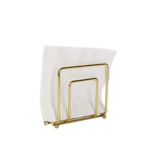 Porte-serviettes en papier, en métal, de qualité différente, décoratif, style ferme, pour comptoir de cuisine, restaurant, doré, pour table - Product Image 1