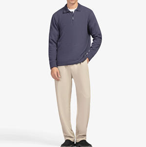 Camiseta Deportiva de Manga Corta para Hombre, Diseño Clásico con Cierre, Tela de 220 Gramos, Nueva Moda, Secado Rápido - Product Image 3