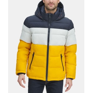 Chaqueta acolchada de invierno informal para hombre, logotipo frontal impermeable de lona, acolchada con cierre de cremallera de algodón, Exportación a un precio favorable desde BD - Product Image 6