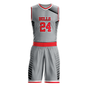 Ensemble d'uniformes de basket-ball sublimés personnalisés, maillots et shorts respirants avec broderie, options de taille plus disponibles - Product Image 1