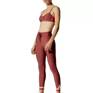 ชุดกีฬา2ชิ้นสำหรับผู้หญิงชุดออกกำลังกายและกางเกงเลกกิ้งเอวสูงชุดออกกำลังกายฟิตเนสไซส์พิเศษ - Product Image 1