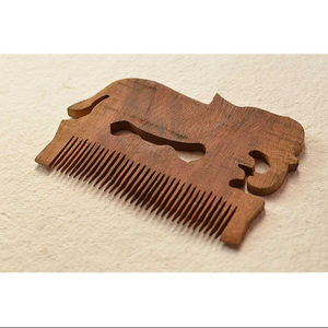 Peine de Madera de Lujo en Oferta, Anti-Caída del Cabello, Control de la Caída del Cabello, Madera de Neem, Desenredante, Alta Calidad, Duradero, Dientes Anchos, Hecho a Mano, Personalizado - Product Image 1