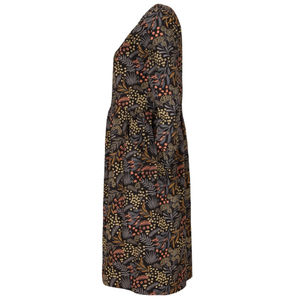 Robe bohème Avery 100% coton, imprimé floral Twilight, usage quotidien, lavable, longueur genou, pour l'été, le printemps, l'automne, ODM - Product Image 5