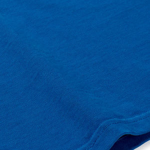 Camiseta Azul Real GSM Personalizada de Alta Calidad, Camiseta Lisa Teñida, Gráficos y Talla Personalizados, Camisetas con Tu Logotipo para Hombre - Product Image 4