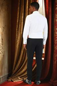 Costume de mariage pour hommes Smoking de marié Costume formel pour hommes Vêtements ajustés Vêtements de fête Veste de costume d'affaires - Product Image 4