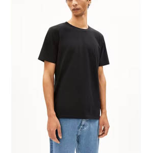 Black Summer Men T Shirt Cotton Digital Printing Sports T Shirt for Men Custom Logo Plain T Shirt 120G - Product Image 1