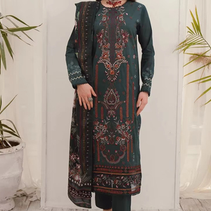 Recién llegado, traje de 3 piezas de césped para mujer de alta calidad, vestido de nuevo diseño para mujer paquistaní 2025 con el precio más vendido Salwar Kameez - Product Image 1