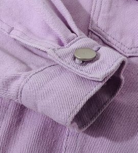 Vente en gros Veste en jean respirante de haute qualité pour femmes Streetwear décontracté Rivet Décoration Automne Vestes décontractées Pakistan Demin - Product Image 2