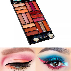 18 Shades Multicolor <b>Eyeshadow</b> Palette, Shimmer/<b>Matte</b> Colors - Assorted Colors - Product Image 5