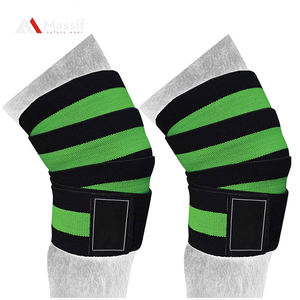 Rodilleras de alta calidad para gimnasio, envolturas elásticas personalizadas para levantamiento de pesas - Product Image 6