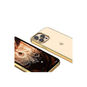 Coque en silicone Netzy Luxury Gold Pixel pour iPhone 13 Pro, coque arrière de protection premium pour iPhone 7 Plus XS, matériau en silicone souple - Product Image 1