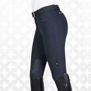Pantalones de equitación de alta calidad para mujer, pantalones elásticos de 4 vías personalizados al por mayor, ropa ecuestre a granel, pantalones ajustados elegantes - Product Image 6