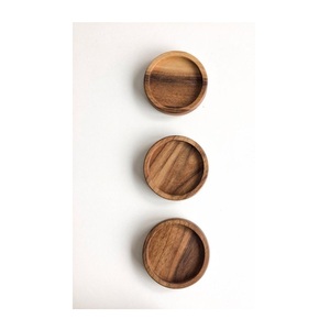Posavasos de madera al por mayor hechos de madera recuperada con textura natural, perfectos para los amantes del estilo de vida ecológico - Product Image 4