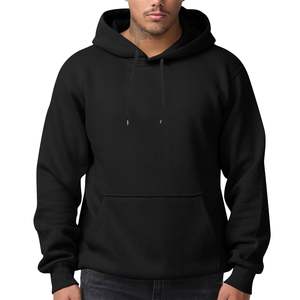Sweat à capuche unisexe personnalisé imprimé, coupe oversize, en molleton épais 500 g/m², couleur unie, automne, OEM, pour hommes - Product Image 1