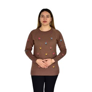 Maglione sportivo lavorato a maglia da donna BGL-ST03369