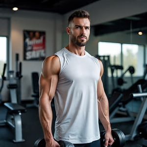 Camiseta sin mangas para hombre, ropa deportiva para correr, chalecos, camisetas sin mangas informales, camisetas sin mangas de secado rápido para hombre - Product Image 3