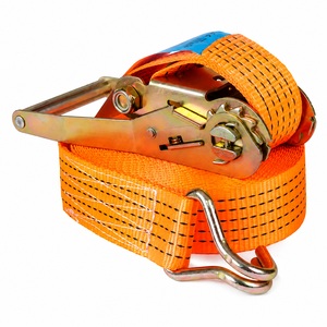 Sangle d'arrimage à cliquet robuste en polyester 50 mm 3000 kg pour la logistique et la fixation de marchandises, impression personnalisée, fournisseur OEM - Product Image 1