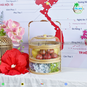 สินค้ายอดนิยมความงามงานฝีมือ: ตะกร้าไม้ไผ่ช่วยเพิ่มการตกแต่งภายในแบบยุโรปด้วยคุณภาพสูงได้อย่างไร - Product Image 2