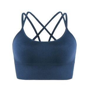 Mosaic Impex 2025 nueva llegada moda Yoga Crop Sujetador deportivo gimnasio para mujeres Crossover a prueba de golpes espalda cruzada logotipo personalizado - Product Image 4
