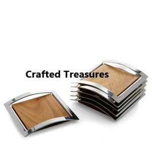 Luxury Round Tea Cup Marble Coaster Set Marble <b>Stone</b> & <b>Resin</b> Inlay Cup Coasters Custom Size for Home & Office - Product Image 2