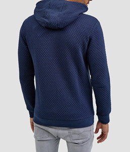 Sweats à capuche streetwear en molleton zippé, poids lourd, 100% coton, épaules tombantes, logo personnalisé, sweats à capuche surdimensionnés pour hommes, hiver - Product Image 5