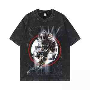 2025 Top Tendance O-cou T-Shirt Hommes Boxy Fit 100% Coton Solide Surdimensionné Lourd DIY Personnalisé Tricoté Impression Numérique Vintage - Product Image 1