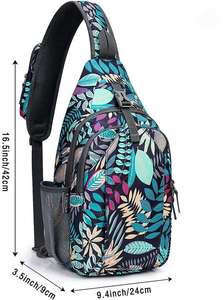 Unisex Outdoor Single Shoulder Messenger Bag with Custom Print Sublimation Design Body Chest <b>String</b> Sling Custom Logo - Product Image 2
