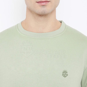 Sudaderas para Hombre de Algodón/Poliéster de Alta Calidad Hechas en Fábrica, MOQ Bajo, Logotipo Personalizado, Diseño Sólido, Secado Rápido, Transpirables - Product Image 2