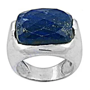 แหวนเงิน 925 ประดับพลอยบลูแซฟไฟร์สำหรับผู้หญิง เครื่องประดับอัญมณีสุดหรู - Product Image 3