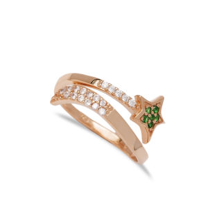 Anillo ajustable de plata de primera ley con circón para mujer, sortija ajustable, plata esterlina 925, Circonia cúbica, zirconia, circonita, zirconita, zirconita, estilo minimalista, turco, hecho a mano - Product Image 6