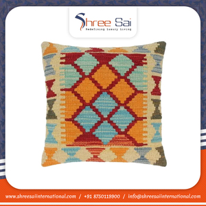 Meilleure qualité fait à la main Kilim housse de coussin nouveau Design tissé taies d'oreiller au prix de gros modèle de festival - Product Image 5