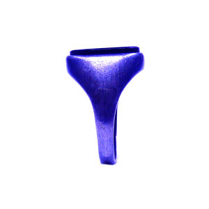 Anillo clásico para mujer, Plata de Ley 925 chapada en oro, vermeil, ónix negro, espinela, piedras preciosas - Product Image 4