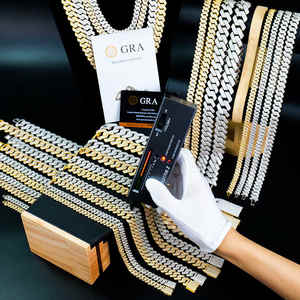 Collar Cubano Helado al por Mayor, Chapado en Oro y Plata, Acero Inoxidable, Fabricante y Proveedor de Joyería Hip Hop - Product Image 3