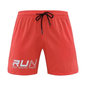 Shorts de plage décontractés pour hommes, de haute qualité, à séchage rapide, avec logo de marque, respirants, à poches, design personnalisé, directement du fabricant. - Product Image 4