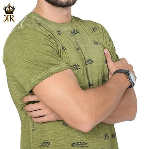 Camiseta Casual de Algodón/Fibra de Bambú para Hombre 2026, Color Sólido con Diseño, Manga Corta Lisa, Precio al por Mayor - Product Image 4