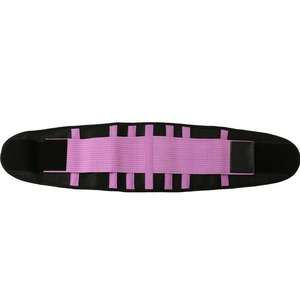 Pakistan fabricant corps Fitness néoprène ceinture d'haltérophilie noir rayé rose néoprène ceinture correcteur dos ceinture de soutien - Product Image 2