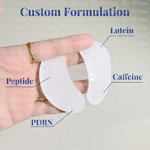 Parches de Ojos de Colágeno con Cafeína de Marca Privada, Reducen las <span class=keywords><strong>Ojeras</strong></span> y la Hinchazón, Hidratantes, Antienvejecimiento, Cuidado de los Ojos, Venta al por Mayor - Product Image 3