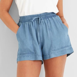 Pantalones cortos de alta calidad para mujer, pantalones cortos de talla grande con bolsillos para verano, cómodos, informales, personalizados, para gimnasio, deporte, Fitness, entrenamiento, sin costuras - Product Image 5