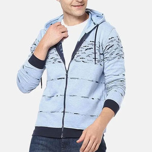 Sweat-shirts à fermeture éclair pour hommes, en tissu extensible, avec fermeture sécurisée et coupe confortable, pour la salle de sport et les activités de plein air - Product Image 4