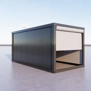 Casa Prefabricada de 20 pies, Casa Contenedor Portátil con Puerta Enrollable, Cabina de Acero para Oficina, Tienda o Cochera - Product Image 3